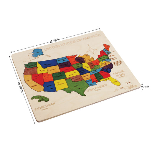 USA Map Explorer Puzzle – A Journey Across States