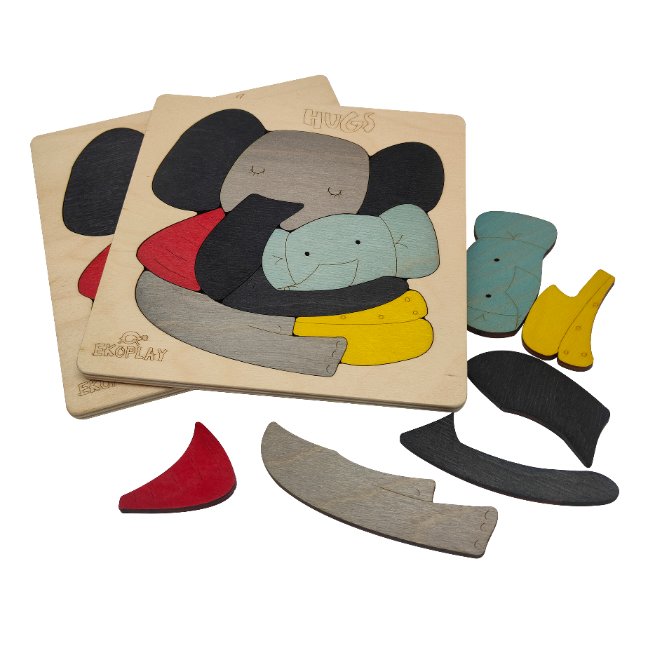 Hugs Elephant Puzzle – Celebrate Love & Bonding