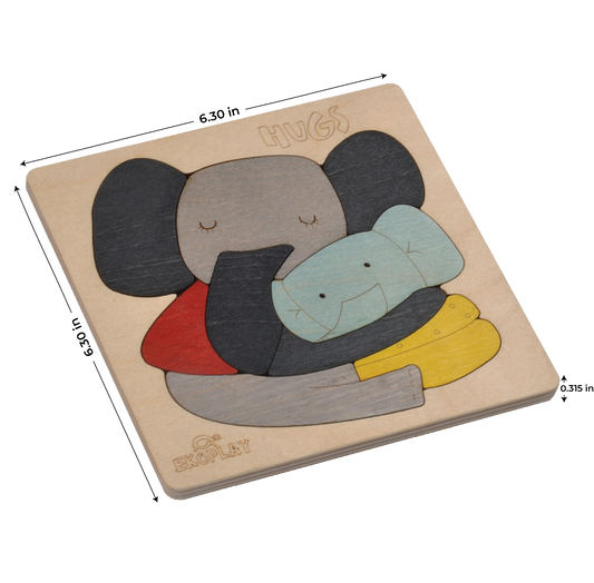 Hugs Elephant Puzzle – Celebrate Love & Bonding