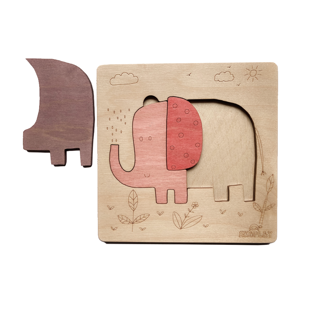 Playful Elephant – First Puzzle Fun