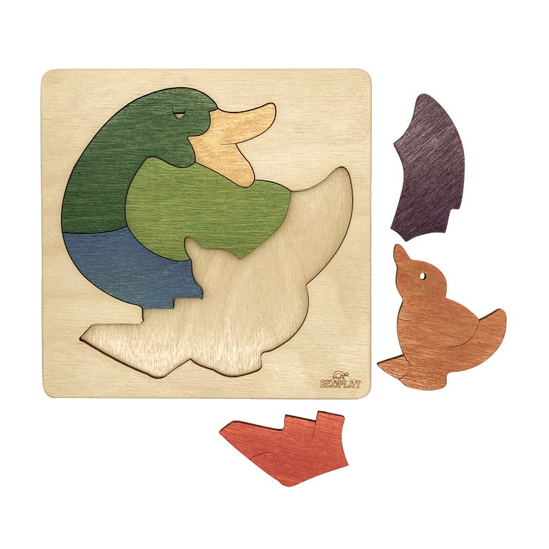 Rainbow Duck Learning Puzzle – Water Animal Play