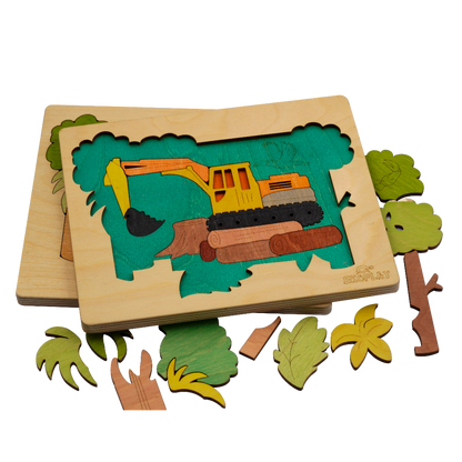 Rainforest Multilayer Puzzle – Discover & Protect Nature