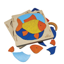 Life Cycle of A Fish | Wooden Multilayered Jigsaw Puzzles for Kids - 3 Years and Above