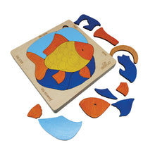 Life Cycle of A Fish | Wooden Multilayered Jigsaw Puzzles for Kids - 3 Years and Above