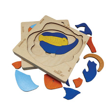 Life Cycle of A Fish | Wooden Multilayered Jigsaw Puzzles for Kids - 3 Years and Above