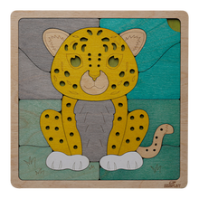 Amur Leopard Wooden Puzzle - 3 Years and Above