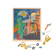 Ekoplay New York City Puzzle For Kids | 75 Piece Wooden Jigsaw Puzzle | Learning Educational Toys Gifts For Boys Girls 3+ Years | Discover New York City