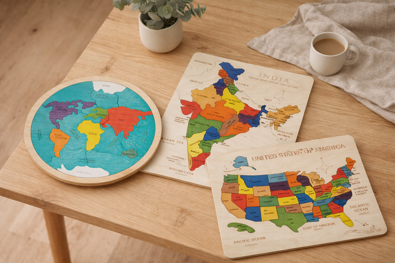 Discover the world, piece by piece