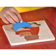 EKOPLAY’s Wooden Hugs Bear Puzzles for Kids, 7 Piece Jigsaw Puzzle for Pre-School Kids, Learning Educational Toys Gifts for Boys Girls. Animal Puzzles Sets, Age 3+ Years.
