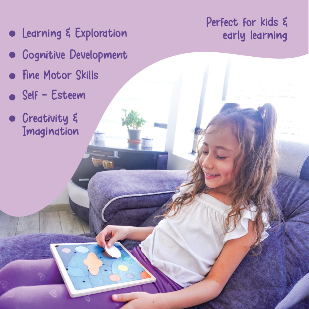 Solar System And Planets Puzzle For Kids - Ages 3+ Years