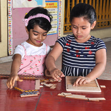 EKOPLAY Arithmasticks Fractions Decimals & Percentages Wooden Puzzles for Kids, 36 Piece School Kids, Learning Educational Toys Gifts for Children. Mathematical Puzzle Sets, Age 5+ Years