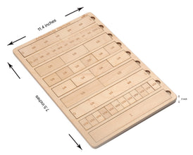 EKOPLAY Wooden Puzzles for Kids, 31 Piece Puzzle for School Kids, Learning Educational Toys Gifts for Boys Girls. Mathematical Puzzle Sets Arithmasticks Fractions Puzzle. Age 5+ Years.