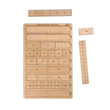 EKOPLAY Wooden Puzzles for Kids, 31 Piece Puzzle for School Kids, Learning Educational Toys Gifts for Boys Girls. Mathematical Puzzle Sets Arithmasticks Fractions Puzzle. Age 5+ Years.
