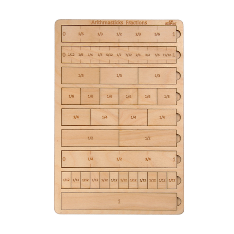 EKOPLAY Wooden Puzzles for Kids, 31 Piece Puzzle for School Kids, Learning Educational Toys Gifts for Boys Girls. Mathematical Puzzle Sets Arithmasticks Fractions Puzzle. Age 5+ Years.