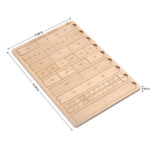 EKOPLAY Wooden Puzzles for Kids, 31 Piece Puzzle for School Kids, Learning Educational Toys Gifts for Boys Girls. Mathematical Puzzle Sets Arithmasticks Fractions Puzzle. Age 5+ Years.