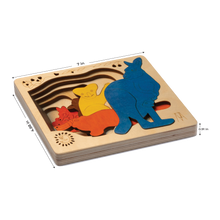 Australian Fauna Wooden Puzzle - Multicolor, 2+ Age Group