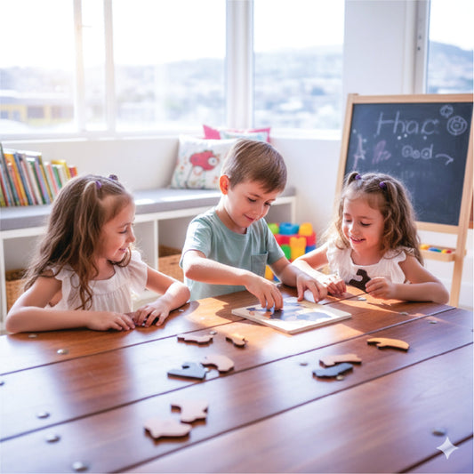 Hugs Cat Learning Puzzle.  Emotional Learning Toy for Kids.