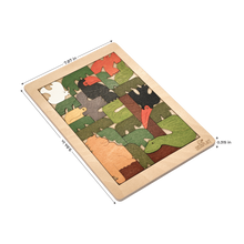 EKOPLAY’s Colorful Brain Teaser- Hornbill Fun, 26 Pieces Educational Wooden Puzzle, Great Gift for Children of The Age Group 3+ Years.