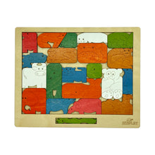 EKOPLAY’s Colorful Brain Teaser- Animals Fun, 21 Pieces Educational Wooden Puzzle, Great Gift for Children of The Age Group 3+ Years.