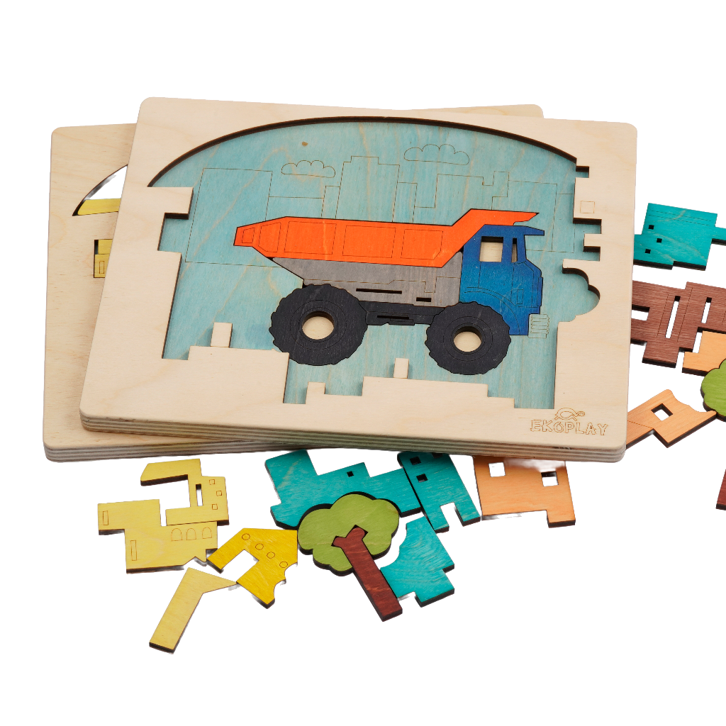 City Construction Layer Puzzle – Build & Learn Cities