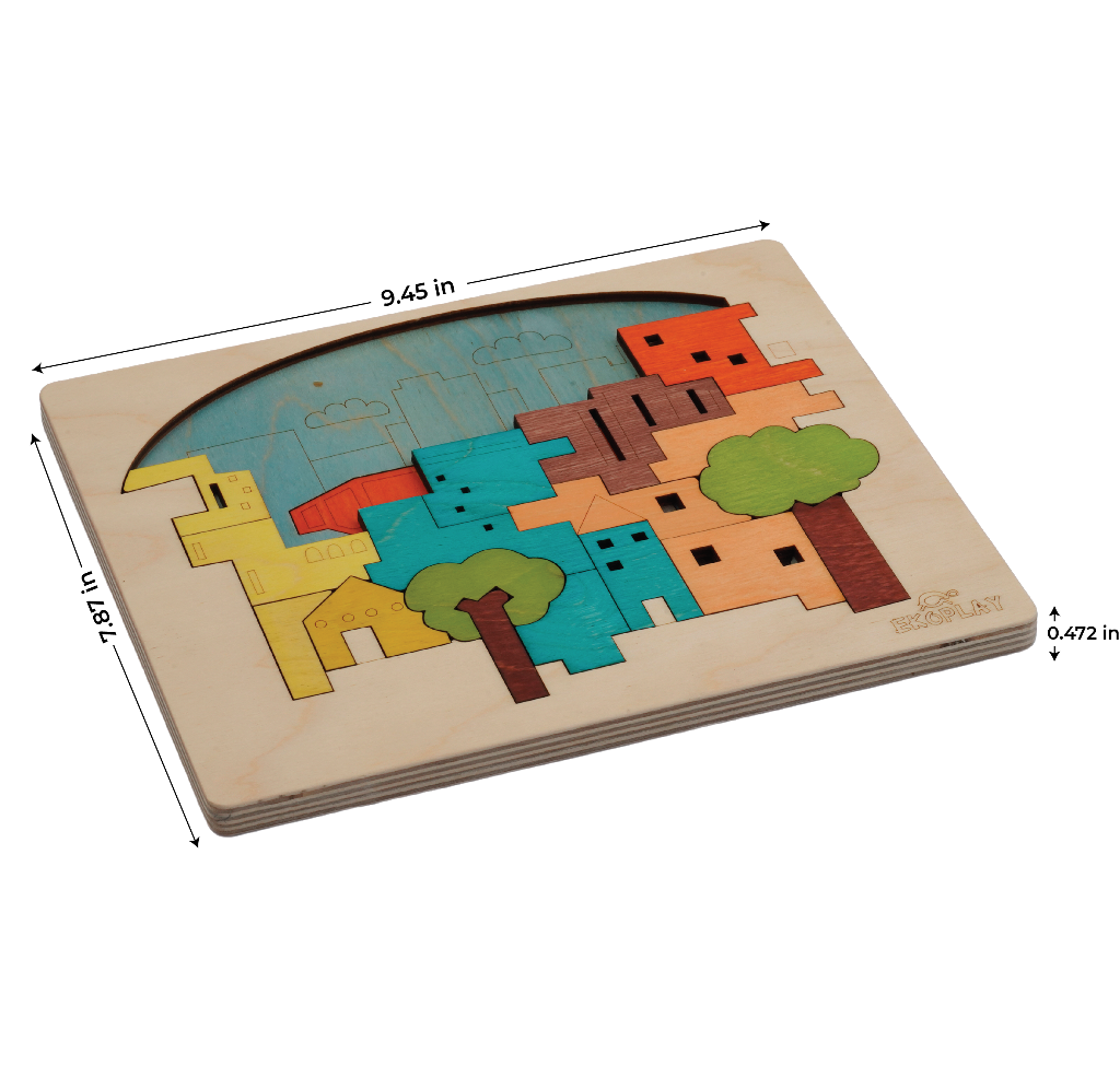 City Construction Layer Puzzle – Build & Learn Cities