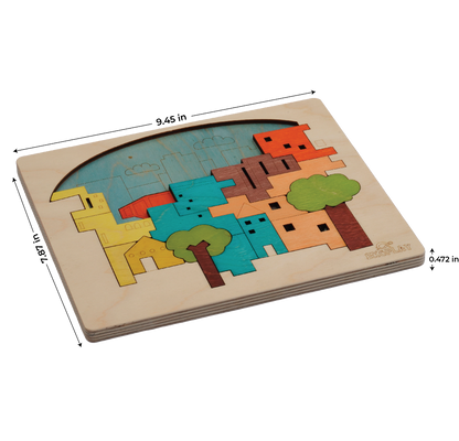 City Construction Layer Puzzle – Build & Learn Cities