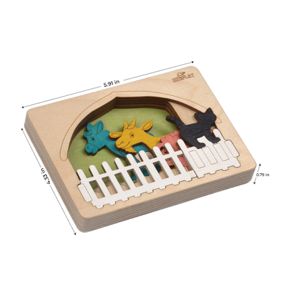 Farm Animal Layer Puzzle – Learn Life on the Farm