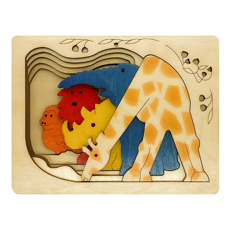 Grassland Ecosystem Layer Puzzle – Nature Explorer Set