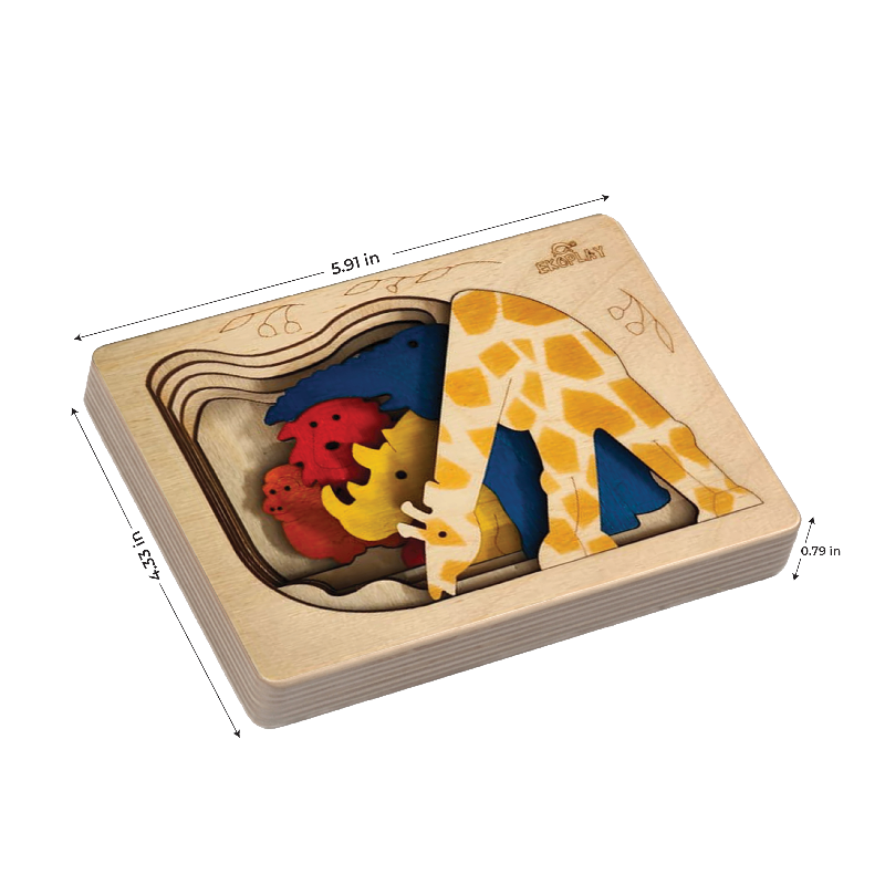 Grassland Ecosystem Layer Puzzle – Nature Explorer Set