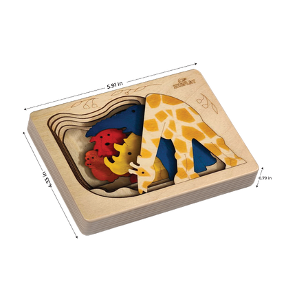 Grassland Ecosystem Layer Puzzle – Nature Explorer Set