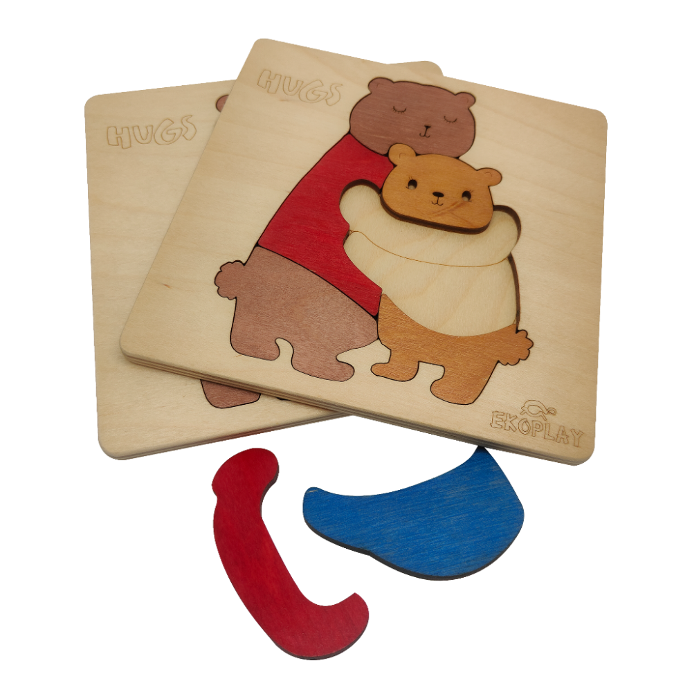 Hugs Bear Puzzle – Celebrate Love & Bonding