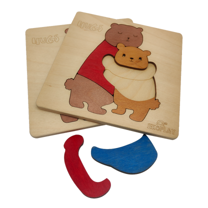 Hugs Bear Puzzle – Celebrate Love & Bonding