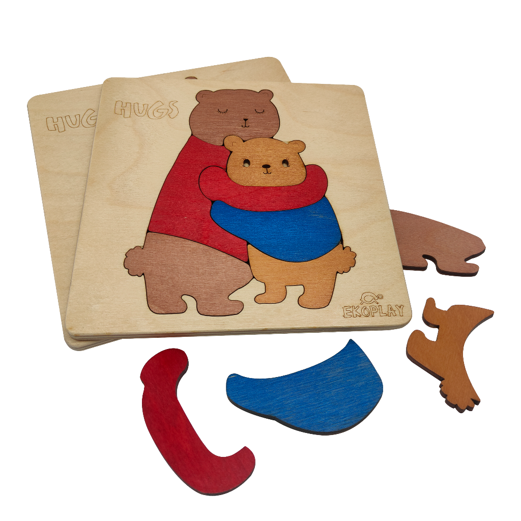 Hugs Bear Puzzle – Celebrate Love & Bonding
