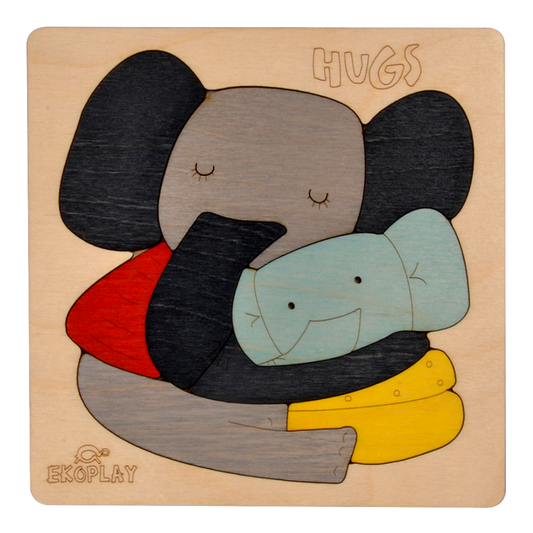 Hugs Elephant Puzzle – Celebrate Love & Bonding