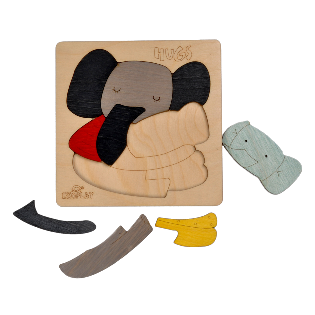 Hugs Elephant Puzzle – Celebrate Love & Bonding