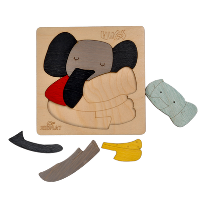 Hugs Elephant Puzzle – Celebrate Love & Bonding