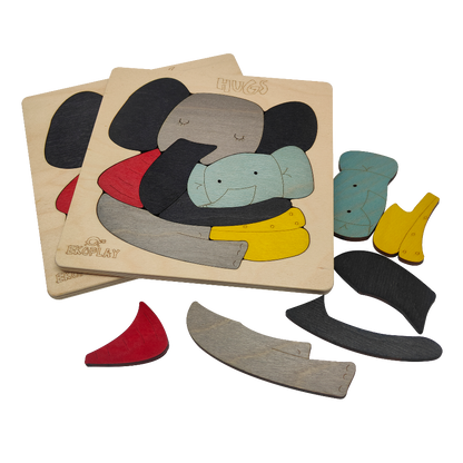 Hugs Elephant Puzzle – Celebrate Love & Bonding