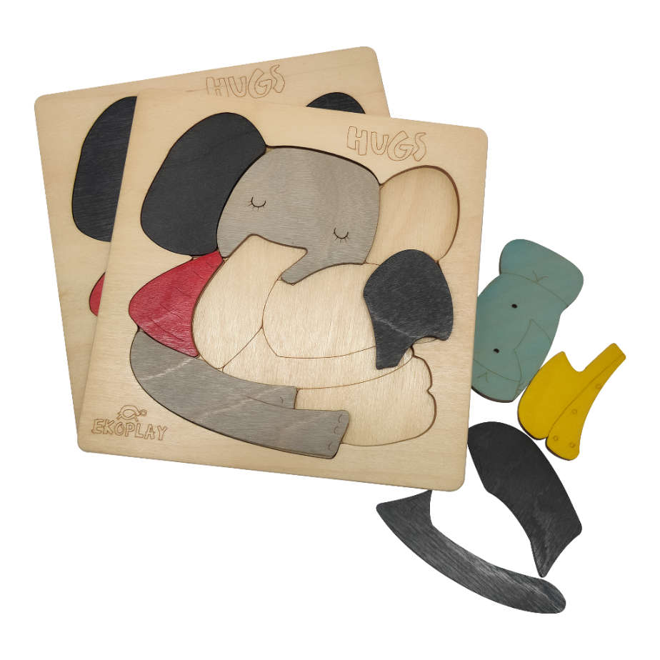 Hugs Elephant Puzzle – Celebrate Love & Bonding