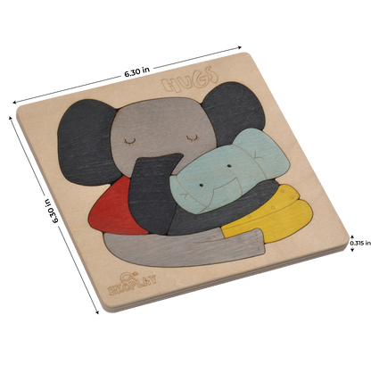 Hugs Elephant Puzzle – Celebrate Love & Bonding