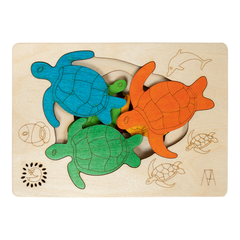 Hawksbill Turtles - 3+ Age Group