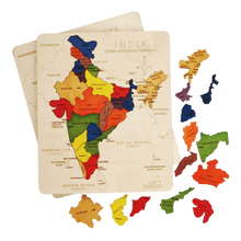 India Map Jigsaw Puzzle for Kids - Ages 3+