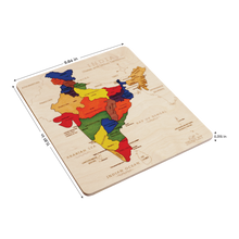India Map Jigsaw Puzzle for Kids - Ages 3+