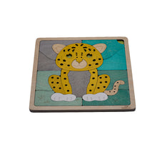 Ekoplay Amur Leopard Wooden Puzzle | 20 Pieces Jigsaw Puzzle | Endangered Animals for Kids 3 Years and Above