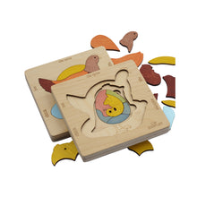 Life Cycle of A Chicken | 20 Piece Wooden Jigsaw Puzzle for Kids | for Preschool Kids, Learning Educational Toys Gifts for Boys & Girls 3+ Years