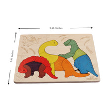 Jurassic Wooden Puzzle | 15 Pieces Jigsaw Puzzle | Dinosaurs for Kids 3 Years and Above