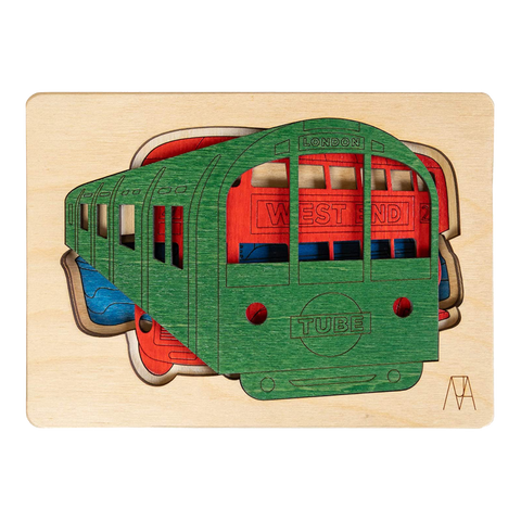 London Transport Wooden Puzzle - 2+ Age Group