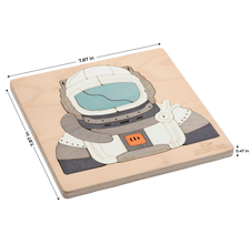 Man On The Moon Puzzle for Kids - 3 Years and Above.