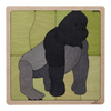 Mountain Gorilla Learning Puzzle. Awareness Skill Toy for Kids.