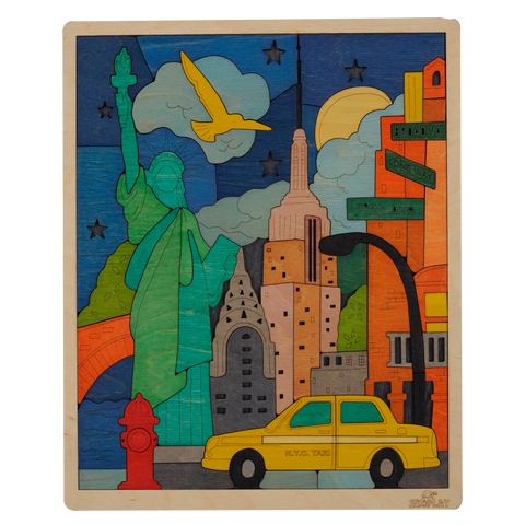 New York City Puzzle For Kids - 3+ Years