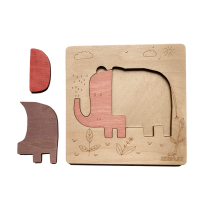 Playful Elephant – First Puzzle Fun